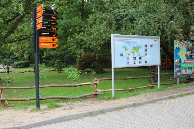 План зоопарка Вроцлав
