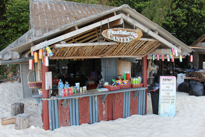 Bamboo island местная кафешка для туристов